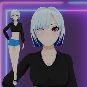 【一点限定】【配信用フェイストラッキング対応】３Dモデル