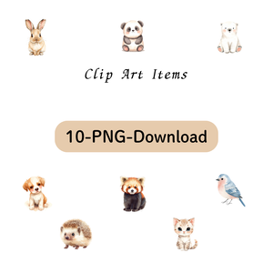 動物のクリップアート１０点