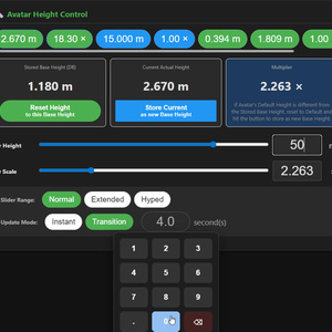 【無料FREE】VRChat OSC Scaler サイズ変更ツール - Standalone Scaling Tool 【全アバター使えます】 缩略图 3