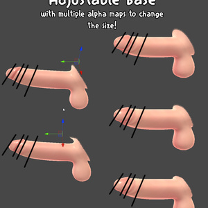 「フミ・チンチン|HUMI-DICK」オリジナル3D複数モデル! アバター対応! | Original 3d Model, supports many avatars! 缩略图 4