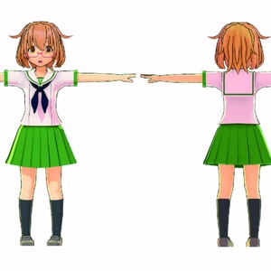 セシル変身用オリーブグリーンなセーラー服テクスチャ