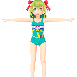 【セシル変身】ミルキー変身水着【テクスチャ＆VRM】