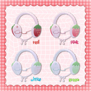 ꒦꒷無料・free꒷꒦Frosted Strawberry Earmuffs🍓 缩略图 3