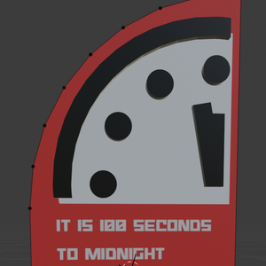終末時計 3Dモデル