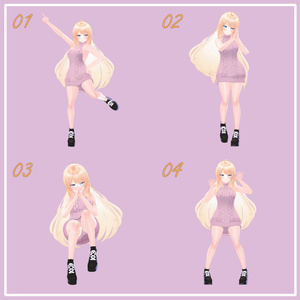 [Cutie Pose] for ERUQYUNA2 & LIMILIA 缩略图 2