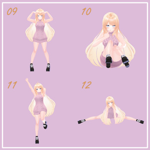 [Cutie Pose] for ERUQYUNA2 & LIMILIA 缩略图 4