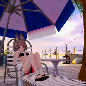 「Private Beach」どこでも置ける、バカンスギミック 缩略图 3
