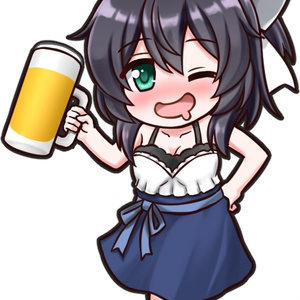 識白シルクアクリルキーホルダー