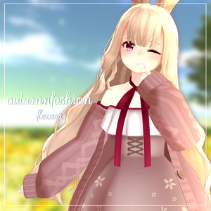 【ｽｷﾆﾝｸﾞ済み衣装】秋服-flower-