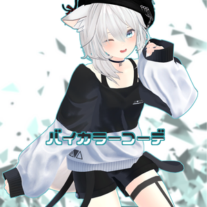 【ｽｷﾆﾝｸﾞ済み衣装】バイカラーコーデ