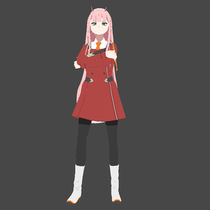 Zero Two Vroid Model
