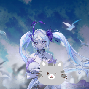 イラスト+live2dフィギュア異色瞳ツインテールロリ