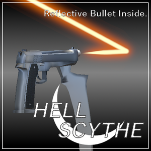 【オリジナル3Dモデル】「Hell Scythe」【アバターギミック付きハンドガン】