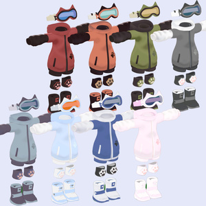 [衣装] エルナトボーダー ElnathBoarder【まめふれんず対応/VRChat想定】 缩略图 2