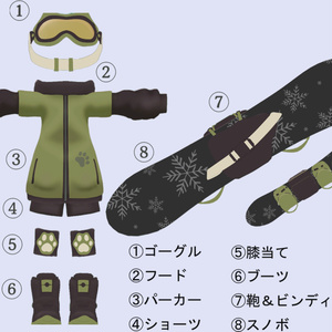 [衣装] エルナトボーダー ElnathBoarder【まめふれんず対応/VRChat想定】 缩略图 3