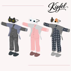 [3D衣装] Snug Cat Pajamas【まめふれんず対応/VRChat想定】 缩略图 5