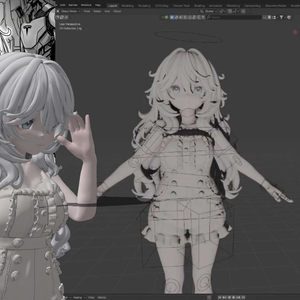 [3D Model] Original Character - Fully Rigged