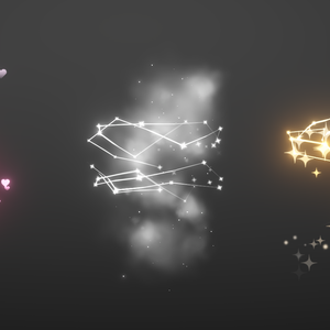 Swirl aura particles for VRC