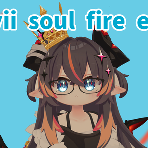【無料】メルヴィ　蒼く燃えるアイテクスチャ