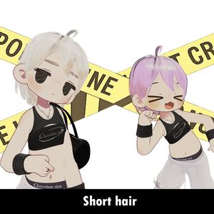 short hair - 5 avatars