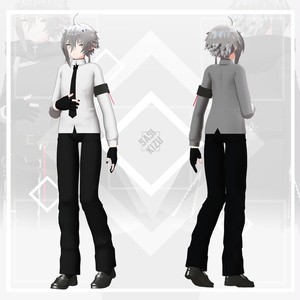 VRC想定】断罪君＆懺悔ちゃん君＆ノイズ君ぬいぐるみ