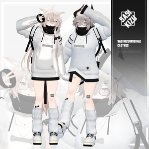 SASIKIZU式モデル専用衣装「INU_HOODIE」