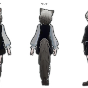 対応追加セール【13アバター対応】レトロボーイッシュ【VRChat】 缩略图 19