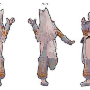 【11アバター対応 】がいかくファイアパターン【VRChat向け】 缩略图 19