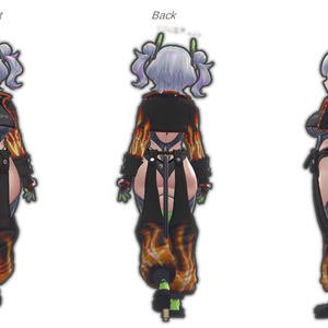 【11アバター対応 】がいかくファイアパターン【VRChat向け】 缩略图 24