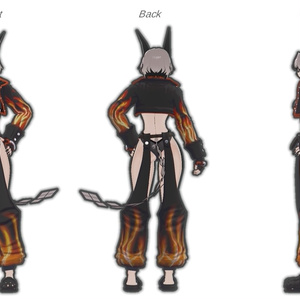 【11アバター対応 】がいかくファイアパターン【VRChat向け】 缩略图 23