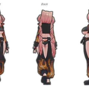 【11アバター対応 】がいかくファイアパターン【VRChat向け】 缩略图 21