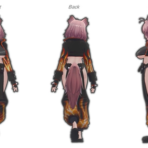 【11アバター対応 】がいかくファイアパターン【VRChat向け】 缩略图 22