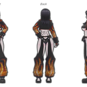 【11アバター対応 】がいかくファイアパターン【VRChat向け】 缩略图 20