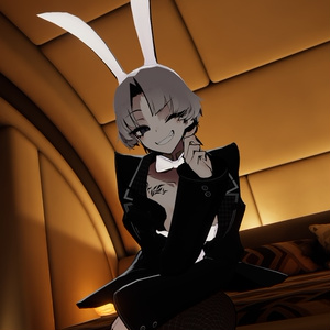 【SIUSIU専用】モノトゥーンバニー【VRChat 向け】 缩略图 6