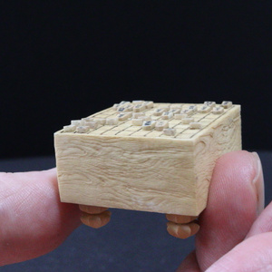 約1/10サイズの将棋盤（脚つき）