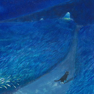 水彩画（原画のみで額はつきません）「平和」 - gomaramen888