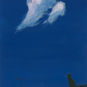 水彩画（原画）「青空」 - gomaramen888 - BOOTH