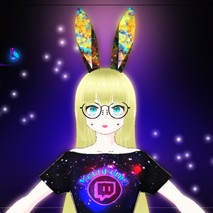 Colored rabbit ears