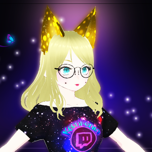 Cat ears golden lights
