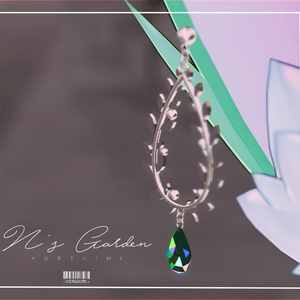 [3Dモデル] Dewdrop Earrings 缩略图 2