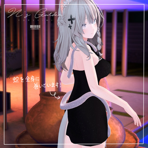 [4アバター対応]Snake Dress 蛇ミニドレス 缩略图 8
