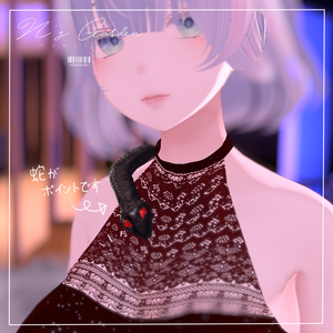 [4アバター対応]Snake Dress 蛇ミニドレス 缩略图 7