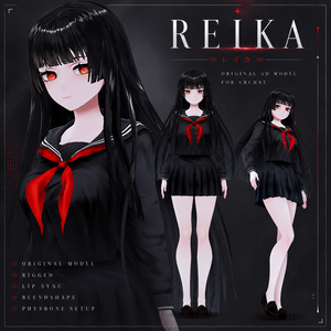 REIKA_Original 3D Avatar for VRChat vr.1.1