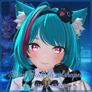 【まよ専用】Mint Eye Texture & Face Blendshapes