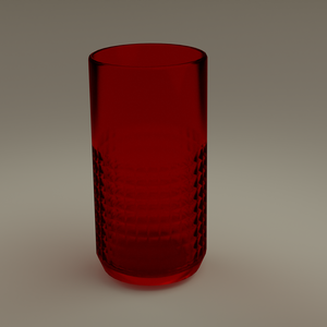「3Dモデル」グラス