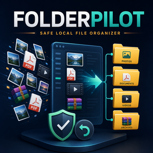 FolderPilot｜プレビュー・取り消し対応ファイル整理アプリ