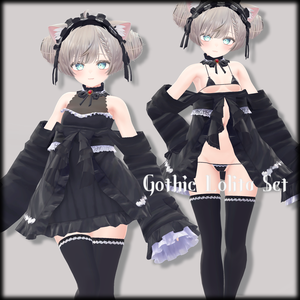 Gothic Lolita Set【マヌカ 萌 舞夜 セレスティア 桔梗 対応衣装】