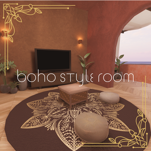 📣SHOP OPEN記念SALE📣【VRC向けワールド】Boho style room