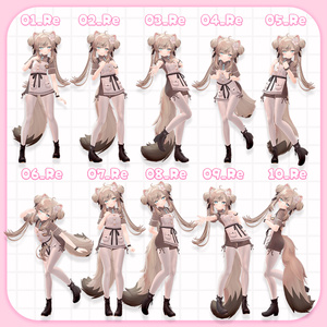 【無料 | FREE】Nizi Pose Set（10種類） 缩略图 2