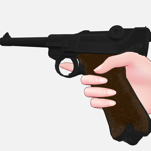 Luger P08  Langelauf. H.Göring.version VRchat use Weapon